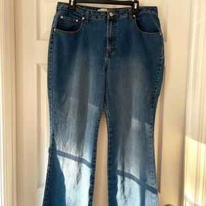 St. John’s Bay bootcut jeans, size 18